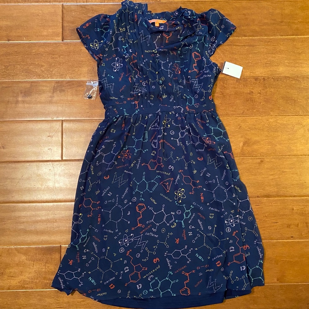 Science Print Oh Say Can Museum A Line Dress